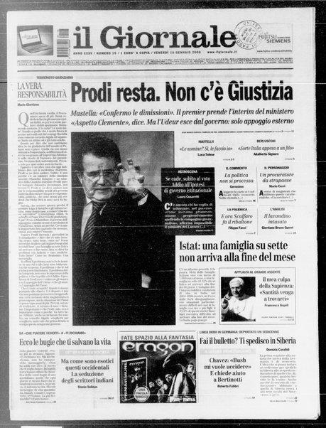 Il giornale : quotidiano del mattino